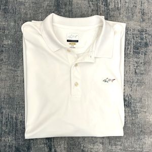 Greg Norman play dry short sleeve size large white